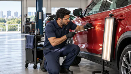 Reparo de amassados de estacionamento
